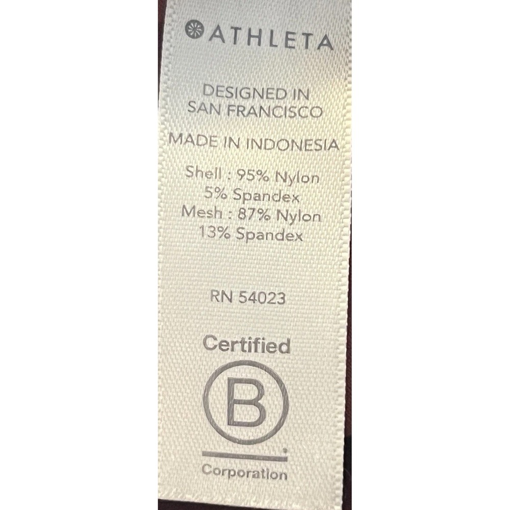 Athleta Trekkie North Jogger Pants Women 8 Rust Hiking Travel Stretch Zip Pocket - Picture 5 of 9